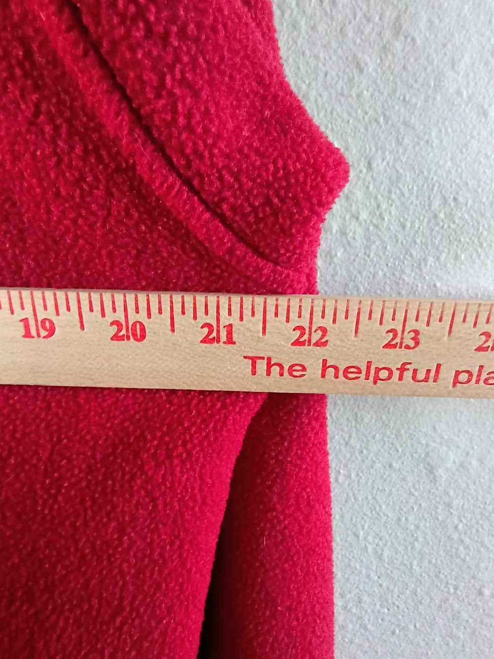 🇺🇸Vintage EMS Polartec Quarter Zip Fleece Pullover Women's XL USA Red Jacket - Picture 9 of 9